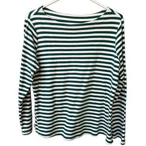 Appleseeds size medium relaxed fit boxy 100% cotton round neck line long sleeve